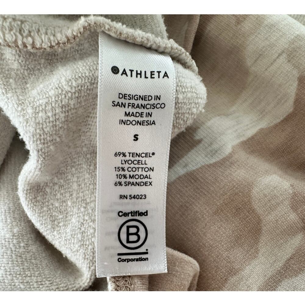 Athleta Balance Camo Printed Sweatshirt and Joggers Size Small - Picture 9 of 11
